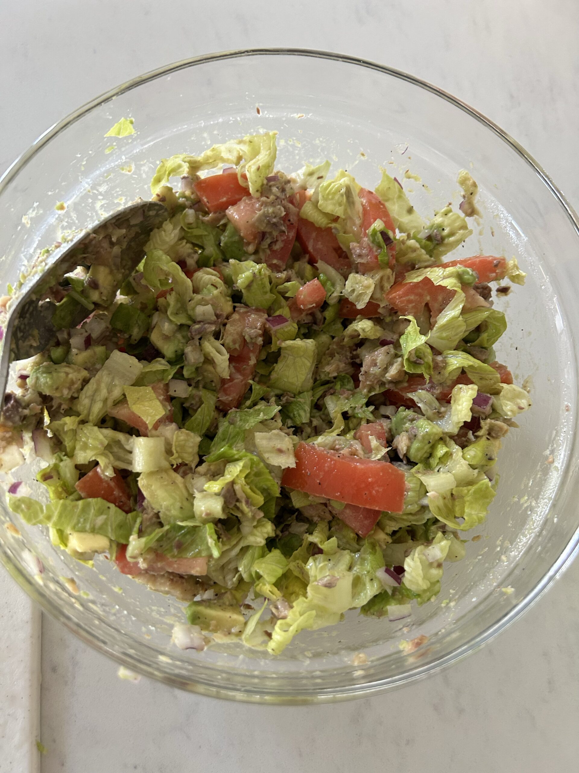 Simple, Refreshing Romain with Tomato Salad
