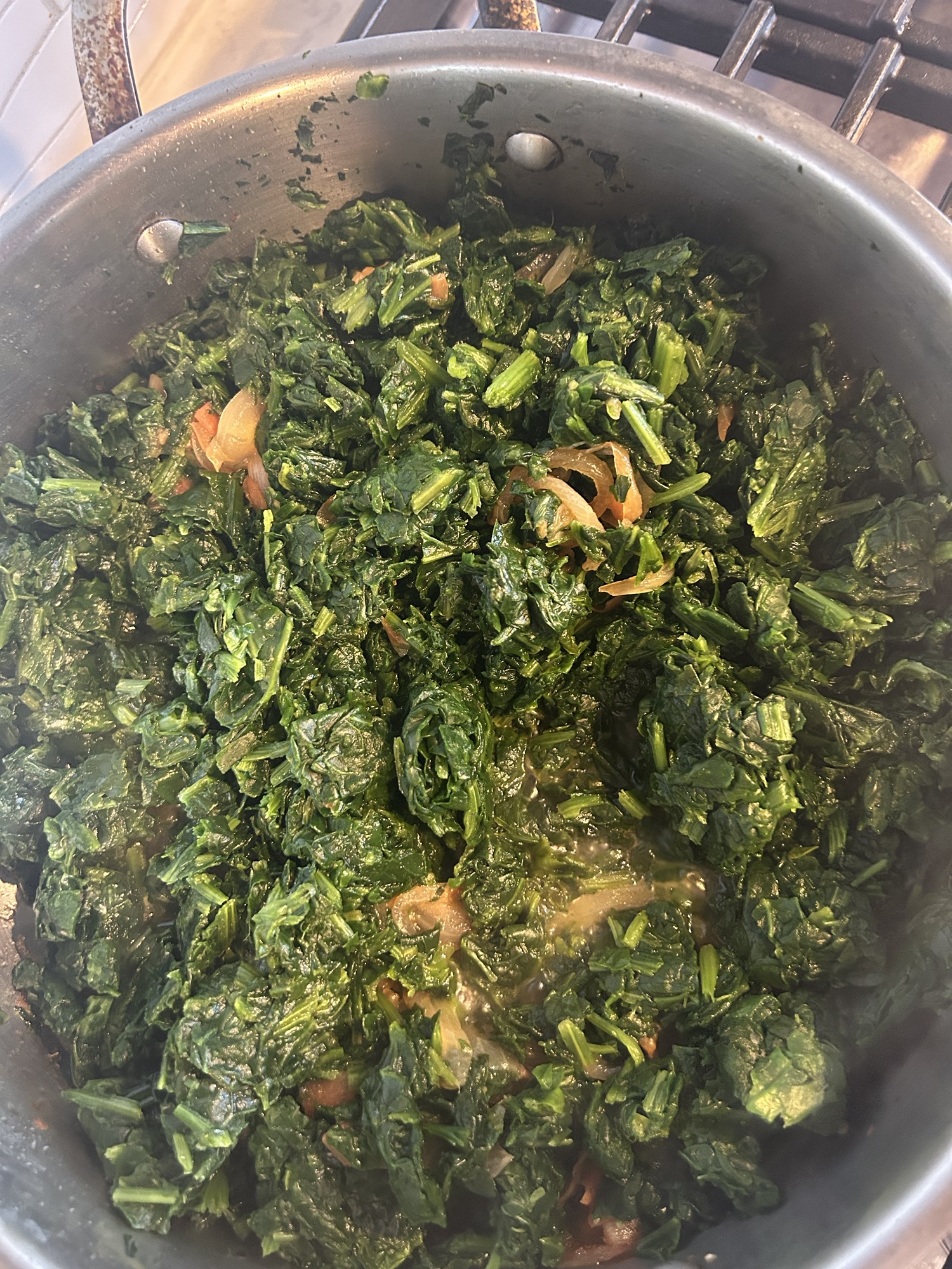 Under 30-Minute Easy Collared Green Vegetable  Recipe (Hamli)