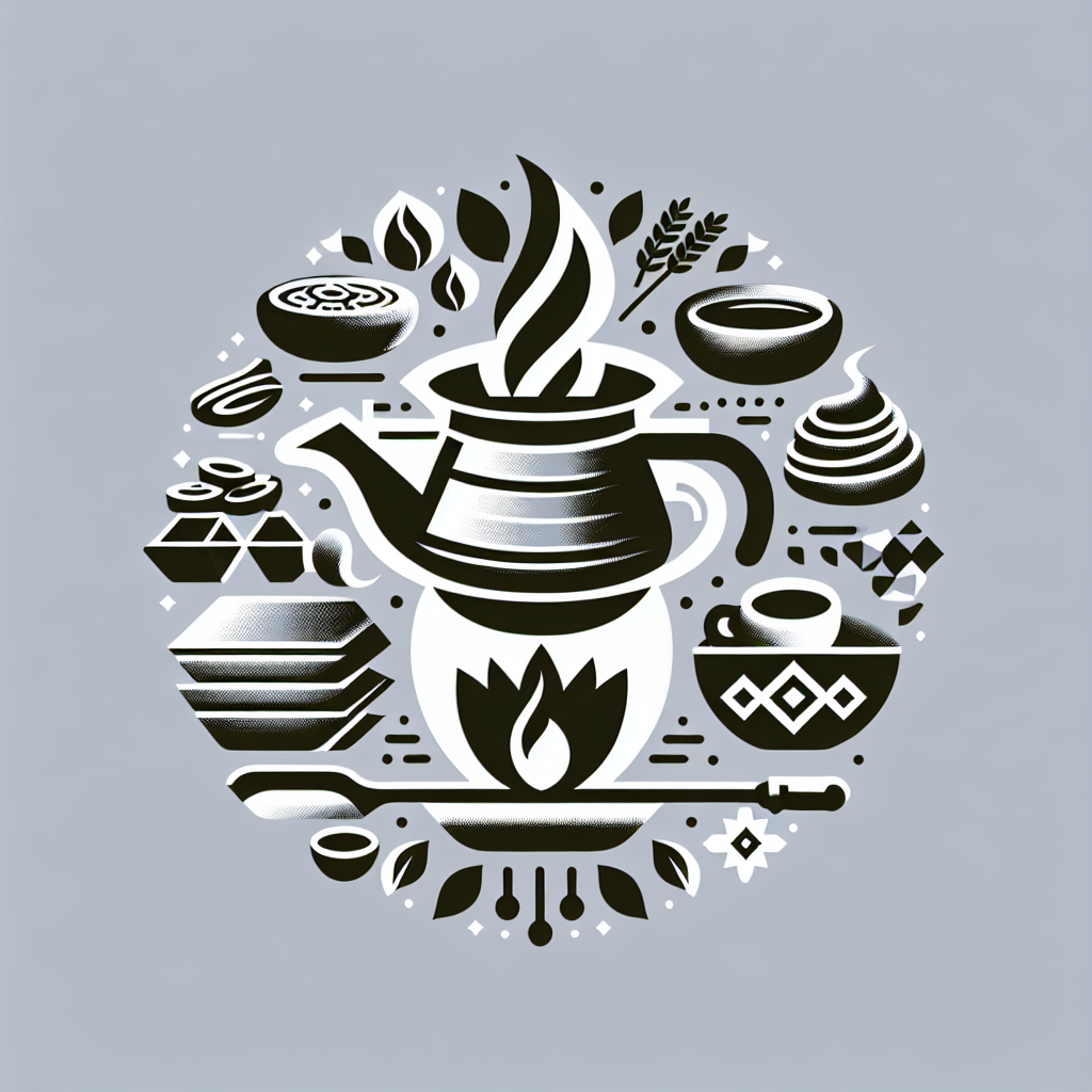 A logo for a site 'Healthy Eritrean Ethiopian Recipe' celebrating the flavors of Eritrean and Ethiopian cuisine, capturing the essence of culinary inspiration in a design that is simple, modern, authentic and inviting that also includes Injera and traditional coffee pot jebena. Coloring can be simple with black and white with a hint of cultural symbolism that reflects the rich culinary heritage. Also incorporate the name of the website around it [with elegant typography] [that conveys warmth and hospitality] [and a contemporary twist]